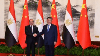 بيان "مصري صيني" مشترك: القضية الفلسطينية هي القضية المركزية في الشرق الأوسط